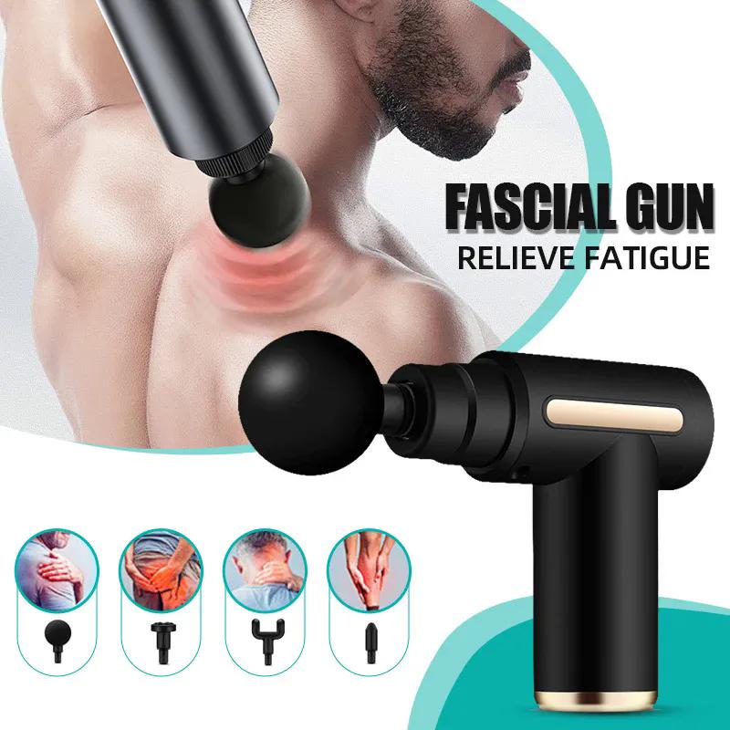 Portable Black Massage Gun, Compact Design, Relieve Shoulder, Neck & Foot Tension in Minutes Comfort