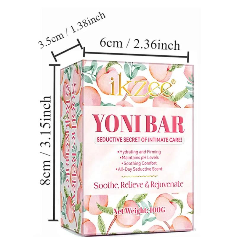 Peach Flavor Skincare Soap Bar, 1 2 3 Boxes Moisturizing Body Care Soap with Random Color Foaming Net, Gentle Care Soap for Women