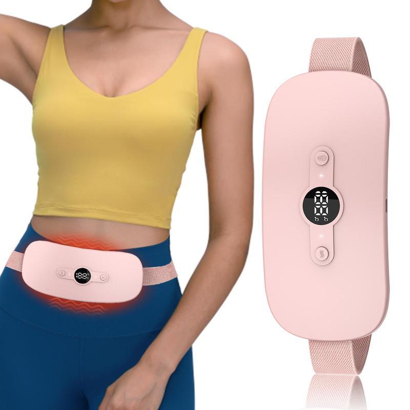 Outdoor Hiking Skiing Menstrual Heating Pad, Rechargeable Waist Massager for Menstrual Period, Outdoor Waist Heated Massage Machine for Women & Girls