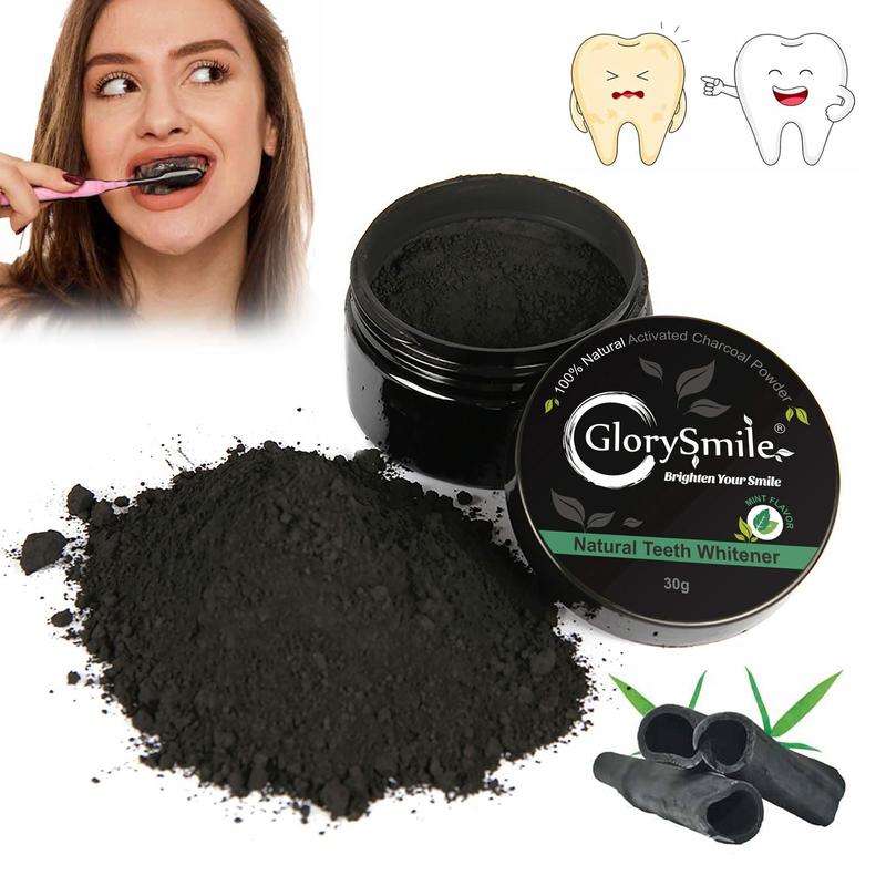 Natural Whitening Tooth Powder | Teeth Whitening | Natural Toothpate | 97% Natural Coconut Shell Powder | Remineralizing | Gentle | Toothpaste Alternative