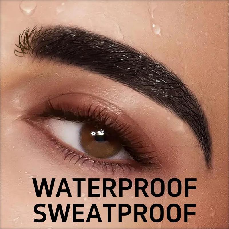 Waterproof Eyebrow Liquid Pen, 1 Count Long-lasting Precise Eyebrow Enhancers, 4-pointed Eye Brow Pen, Makeup Cosmetics for Natural-looking Brows, Christmas Gift