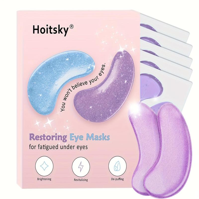 Collagen Eye Mask, 5 Pairs box Moisturizing Eye Care Mask, Eye Care Product for Women & Men, Daily Skincare Product for Eye