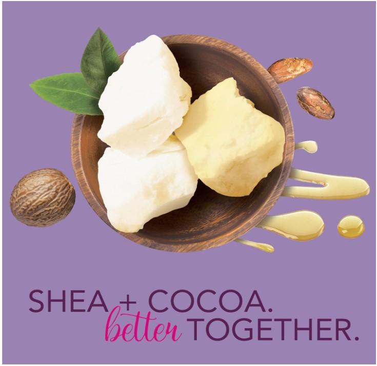 Jergens Shea + Cocoa Butter Body Lotion for Dry Skin, Deep Conditioning Moisturizer, with Vitamins E & B3, 8.5 oz