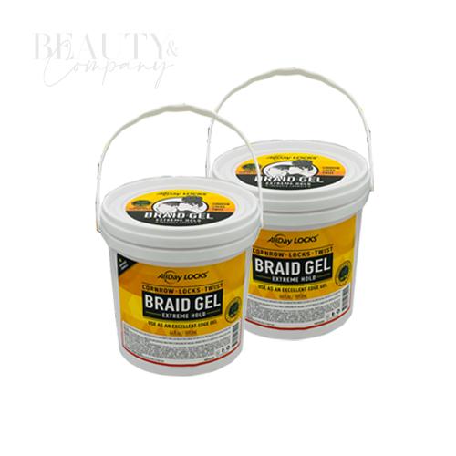 ALL DAY LOCKS BRAID GEL EXTREME HOLD 64OZ(ADY96502)