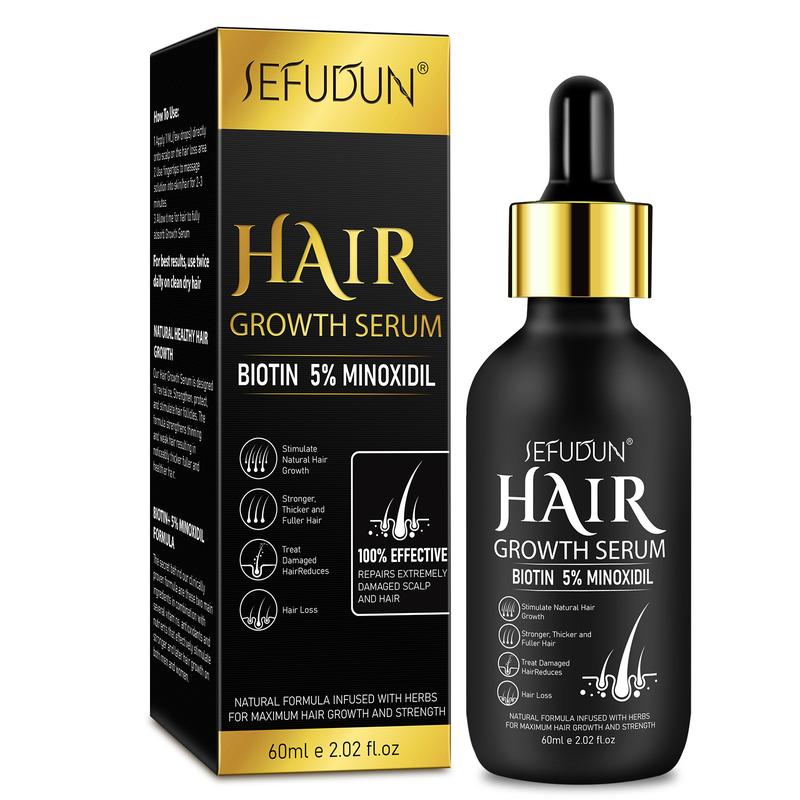 Minoxidil Hair Growth Serum | Promotes Hair Growth | Scalp Stimulator | Prevents Hair Loss | Thickens for Growth | Strengthens Hair Roots | works on bothhalr & beard | Hair Growth Essence | Unisex | non-toxic