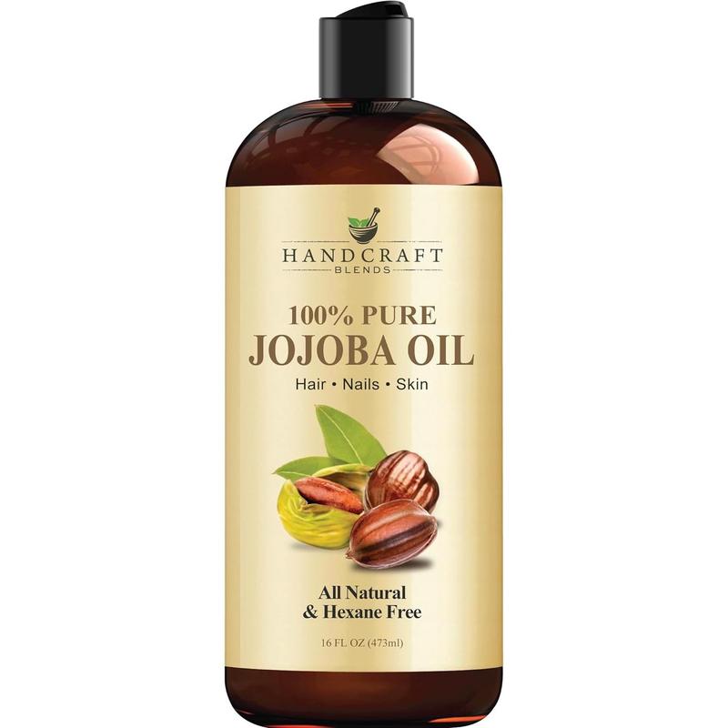 Jojoba Oil - 16 Fl Oz - 100% Pure and Natural - Premium Grade Oil for Skin and Hair - Anti-Aging Oil-Hydrate Moisturizer Moisturizing Apricot Avocado