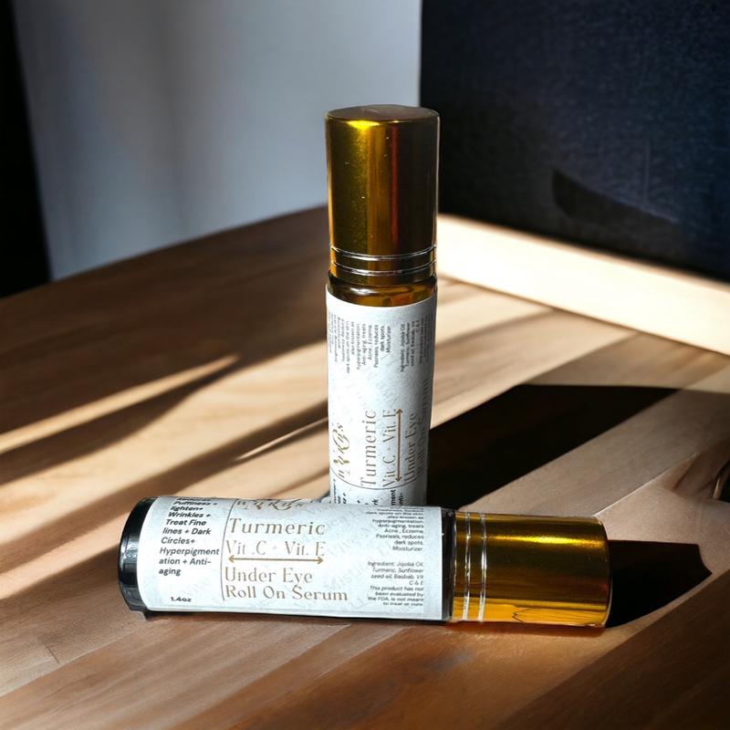 Under eye roll on serum, Turmeric, Vit C, Vit E ( Dark Circles)