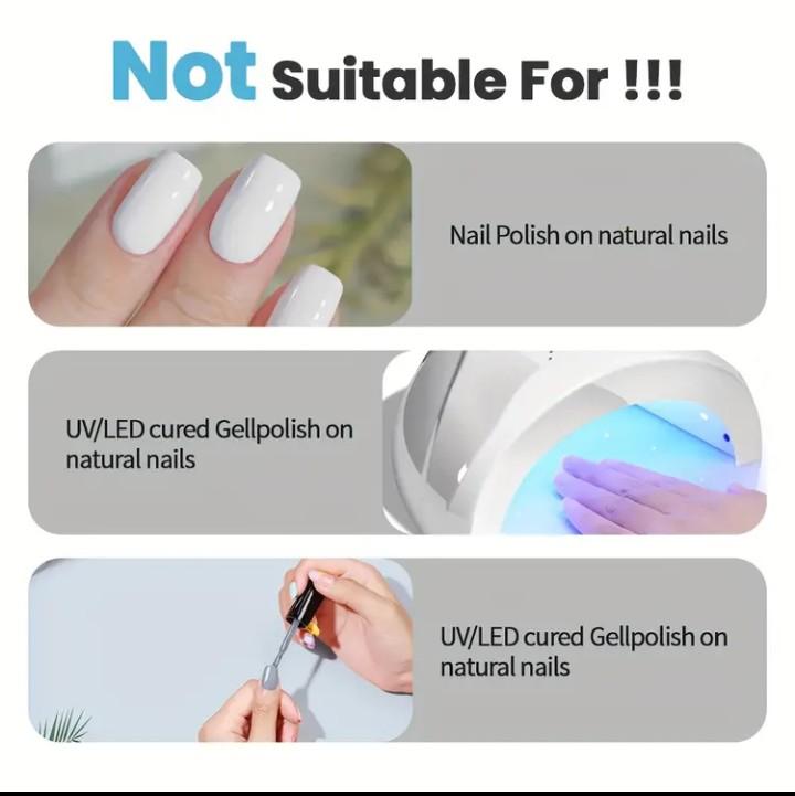 Haniyyah Solid Nail Glue Remover for Easy Removal - Nail Polish Remover - Nail Care with Two Free Cuticle Sticks