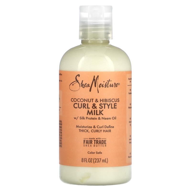 SheaMoisture Curl & Style Milk, Coconut & Hibiscus,  8 fl oz (237 ml)