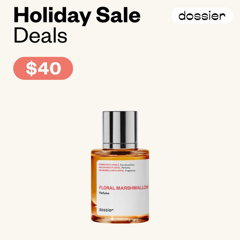 Floral Marshmallow, Dossier, Women Perfume, 50ml-100ml-150ml, Eau de Parfum, Marshmallow, Neroli, Bergamot, Orange Blossom, Honeysuckle, Jasmine, Orris, Amber, Vanilla, Musk