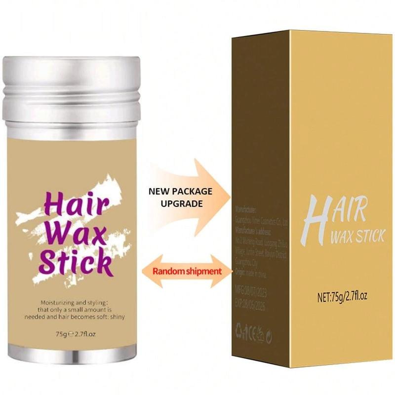 Hair WaxStick, Portable Flyaways Taming HairStick, Non-greasy Styling Wax Stickfor Hair Edge Control, Wax Stick for Broken Hair for Men & Women Haircare, smoothes Rough Hair, Long-lasting Hair Wax Stick