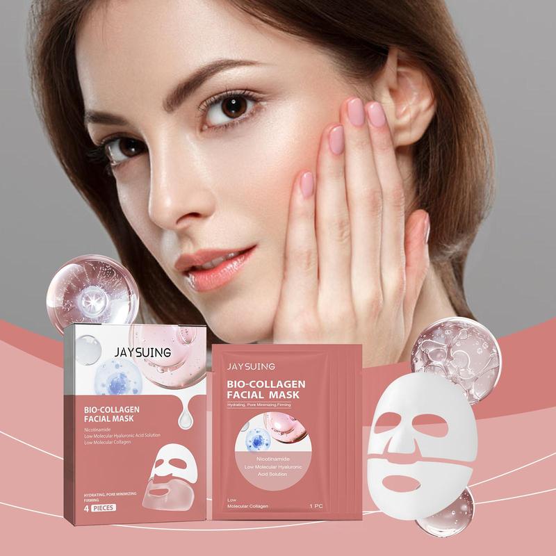 Collagen Facial Mask, 5 Boxes Moisturizing Facial Mask, Hydrating Facial Mask, Face Mask for Women & Men, Skin Care Product for Daily Use