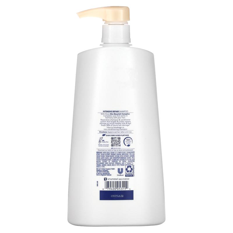 Dove Intensive Repair Shampoo, 25.4 fl oz (750 ml)