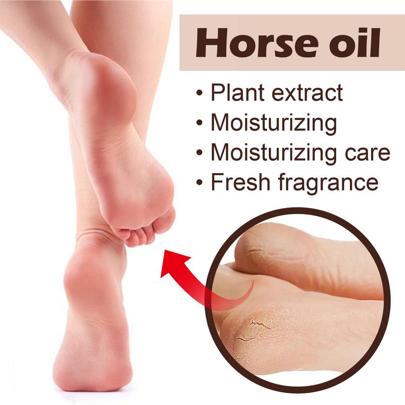 Horse Oil Foot Cream Hydrating and moisturizing Foot Care Cream to repair dry, cracked and peeling feet Smooth Nourishing