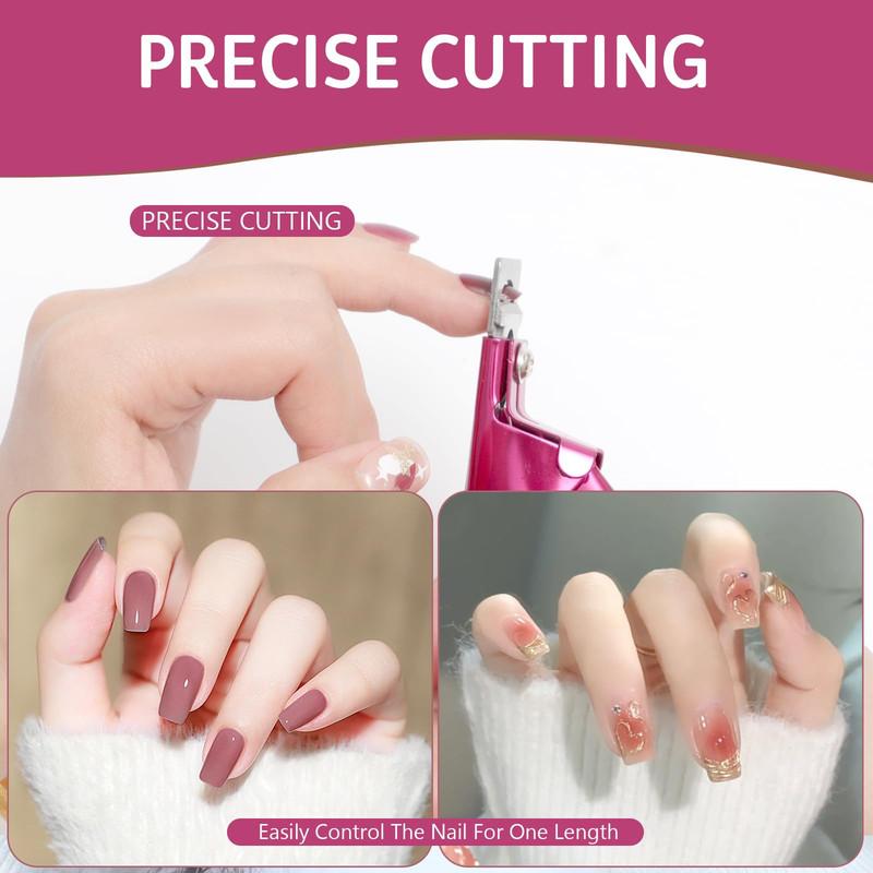 Gorgeous Acrylic Nail Clipper with Magnets! This Nail Tip Cutters come with Length Measurement, making it an excellent Manicure Nail Art Tool. Made of Stainless Steel and equipped with 10Pcs Magnets. Ideal handling tasks related to Nail clippers.