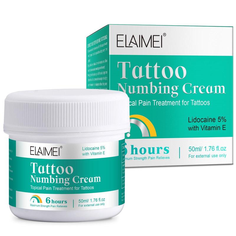 Long Lasting Tattoo Numbing Cream, Moisturizing and Smoothing Tattoo Cream, Body Care Product for Men & Women, Professional Tattoo Accessories