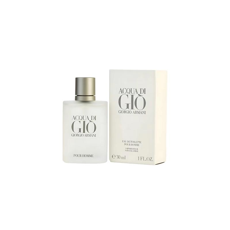 Armani Acqua Di Gio Men EDT Spray 1.0 Oz  30ml - Clean, Fresh & Aquatic Fragrance for Men