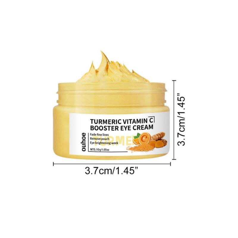 Turmeric Vitamin C Eye Cream, 2 Counts set Moisturizing Eye Cream, Eye Care Product for Women & Men, Daily Skincare Product for Eye Skin