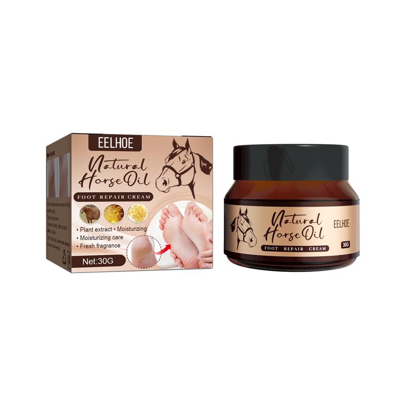 Horse Oil Foot Cream Hydrating and moisturizing Foot Care Cream to repair dry, cracked and peeling feet Smooth Nourishing