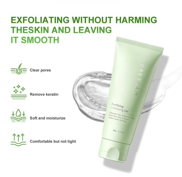 Purifying Exfoliating Gel Moisturizing Clears Away Old Skin Skincare Skin Repair Comfort Flower Comfort Flower