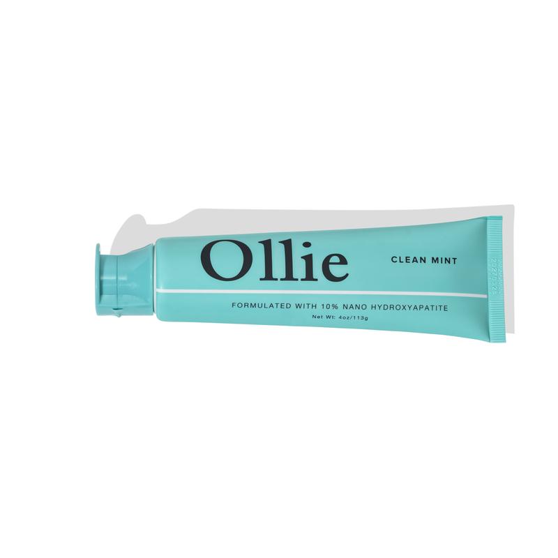 Ollie Clean Mint Toothpaste - 10% Nano-Hydroxyapatite, Fluoride Free