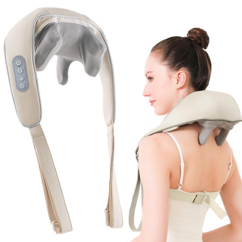 Rechargeable Neck Massager, Shoulder Hot Compress Neck Massager, Neck & Shoulder Massager for Home Use, Personal Care Appliances