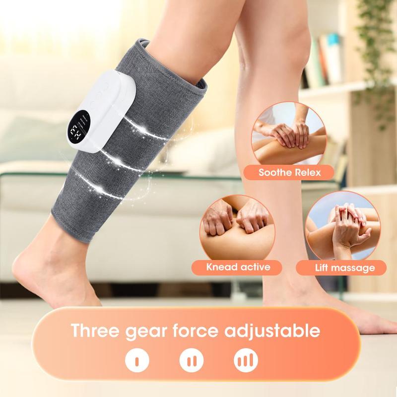 Electric Leg Massage Machine, Air Compression Massager with 3 Massage Modes, Thigh and Knee 360° All-round Leg Massager, Massager Electric Machine