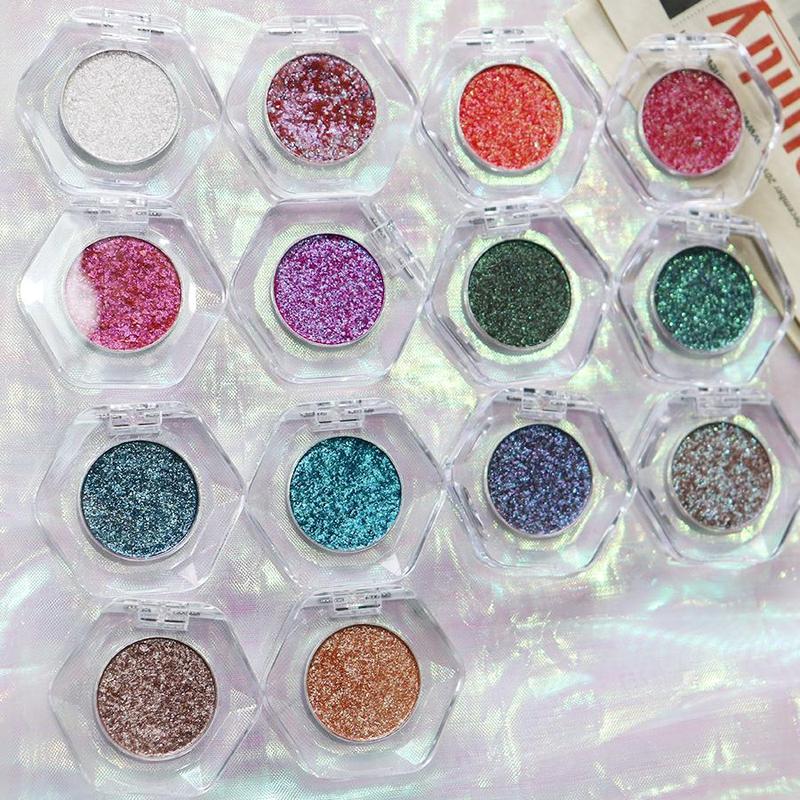 Optical Color-changing Pearlescent Shimmering Chameleon Eyeshadow (1 Count), 14 Colors To Choose