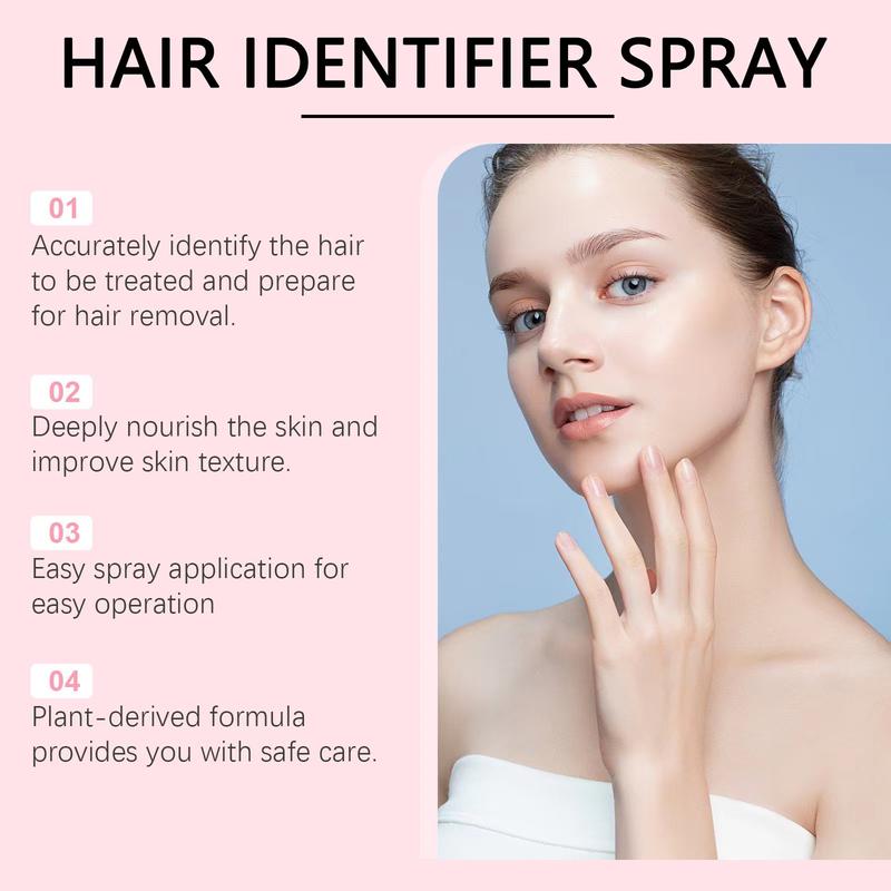 [SUMMER SALES] Hair Identification Spray for Face Shaving, Skin Dermaplaning Spray for Face, Moisturizing and Skin Care Dermaplaner Spray Body Care Hair Removal Wax Cosmetic Comfort