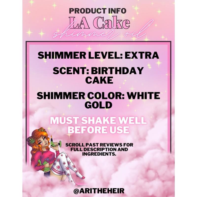 LA Cake Shimmer Body Oil