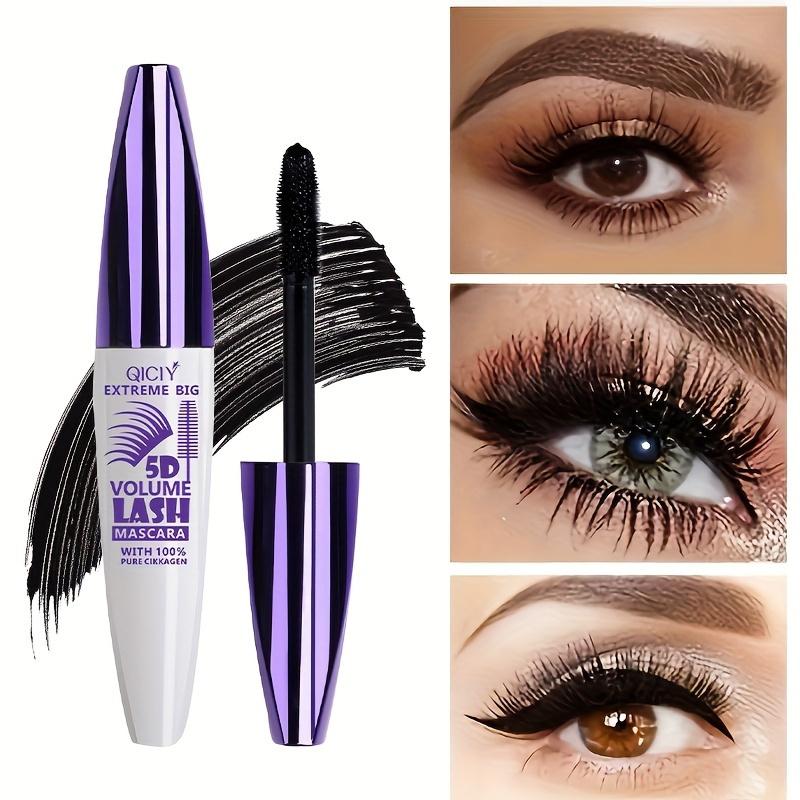 2PCs waterproof mascara-5d volumizing, long-lasting, clump-free natural look for all skin types