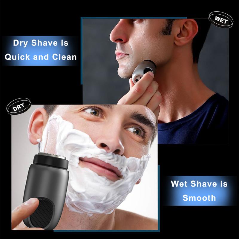 Rechargeable Wet & Dry Electric Shaver Trimmer, Comfort Smooth Shaving Cordless Shaver with Charger, Portable for Both Professional and at-Home use