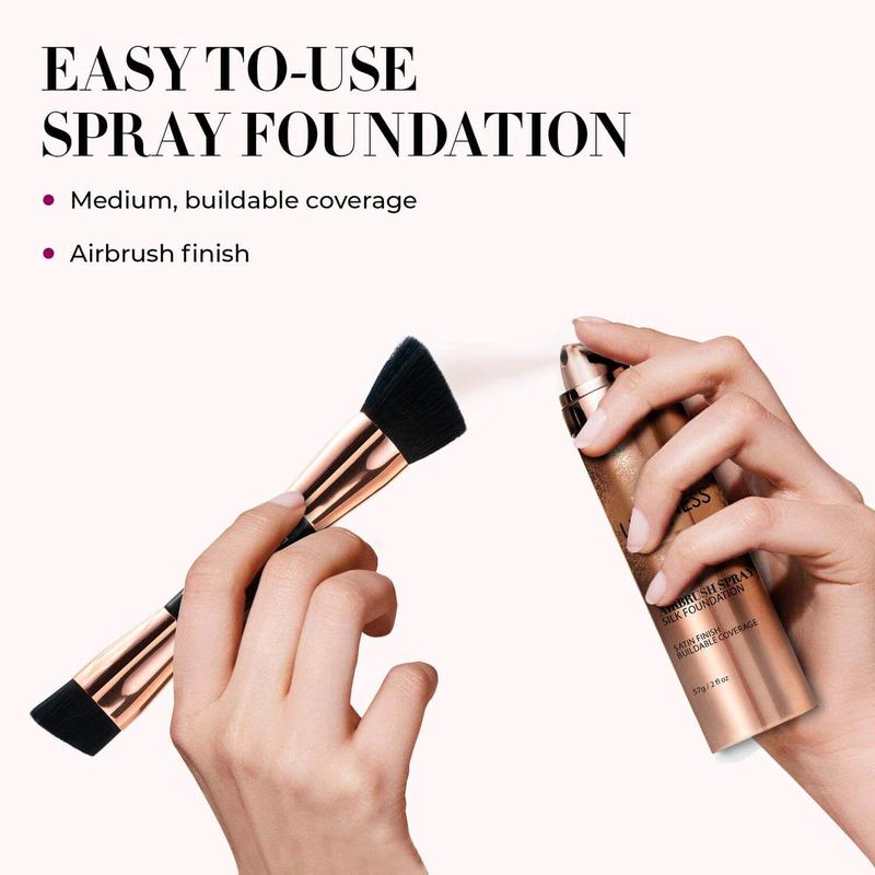 Airbrush Spray Silk Foundation & Buffing Brush