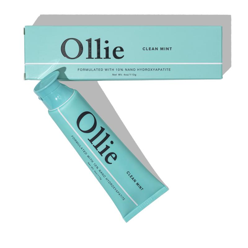 Ollie Clean Mint Toothpaste - 10% Nano-Hydroxyapatite, Fluoride Free