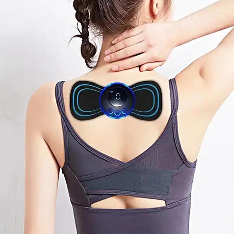 Smart Cervical Spine Massage Patch, 1 Count USB Rechargeable Shoulder & Neck Massage Sticker, Portable Multifunctional Massager for Home, for Women & Men