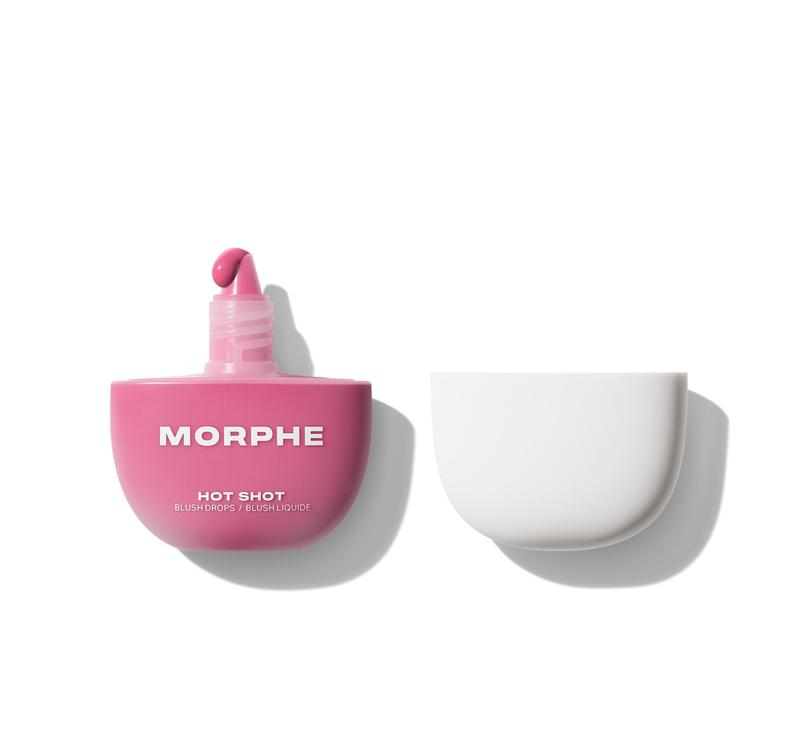 Morphe Hot Shot Blush Drops, Buildable Blush, Semi-Sheer Blush Drops