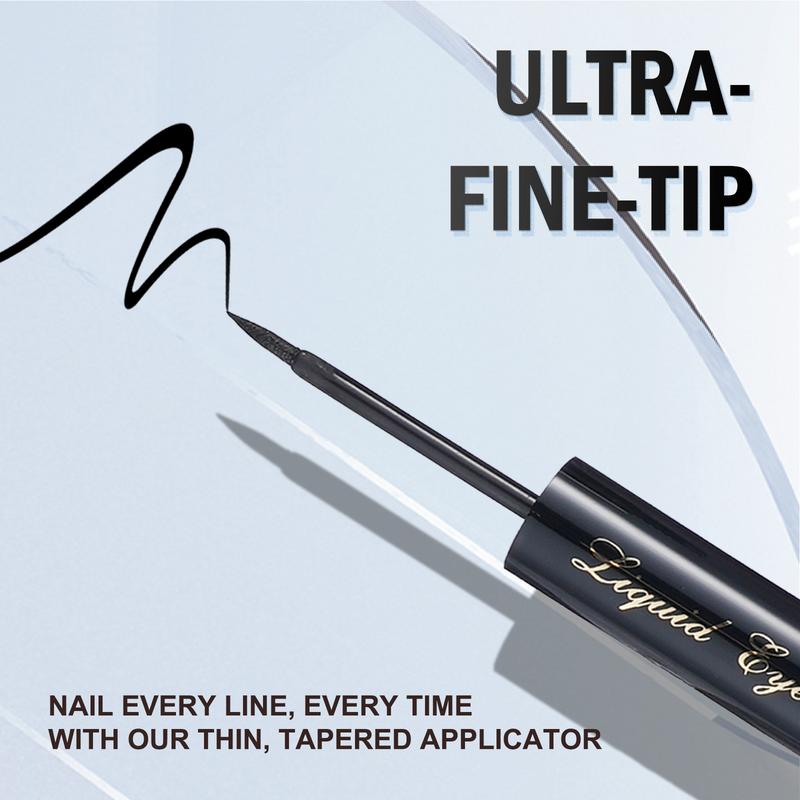  Breakup Proof Liquid Eyeliner - Quick Drying, Smudge-Resistant, 16-Hour Wear - Cruelty-Free & Vegan - Black-ANECOES black eyeliner