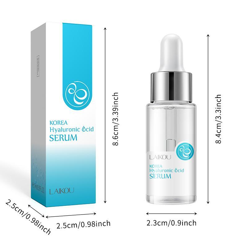 17ml Hyaluronic Acid Hydrating Serum, Deep Moisturizing Soothing Face Moisturizer for Firming Skin, Nourishing Personal Skin Care Products for Women