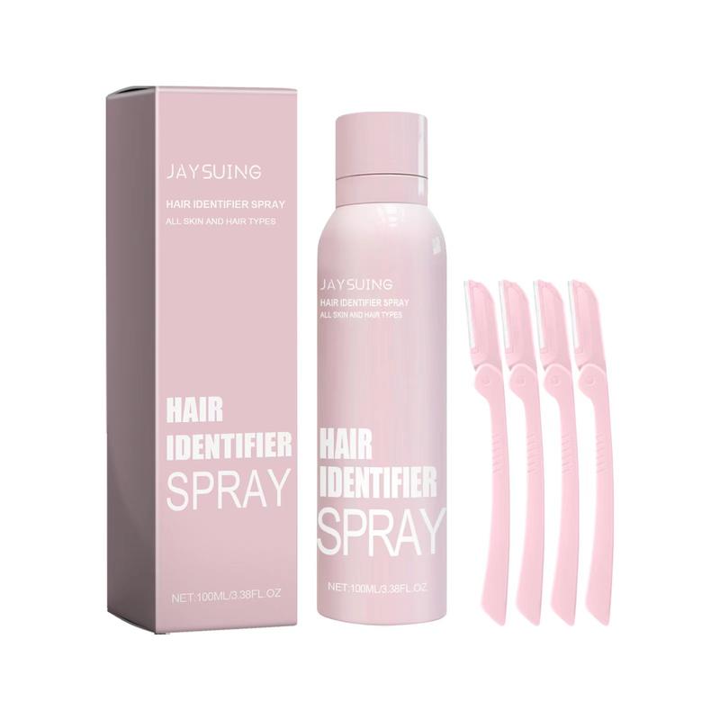 [SUMMER SALES] Hair Identification Spray for Face Shaving, Skin Dermaplaning Spray for Face, Moisturizing and Skin Care Dermaplaner Spray Body Care Hair Removal Wax Cosmetic Comfort