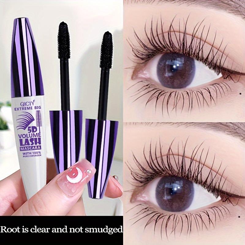 2PCs waterproof mascara-5d volumizing, long-lasting, clump-free natural look for all skin types