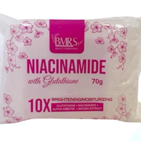 3 Bars BMRS Niacinamide Soap, 70g each - Face and Body Cleanser