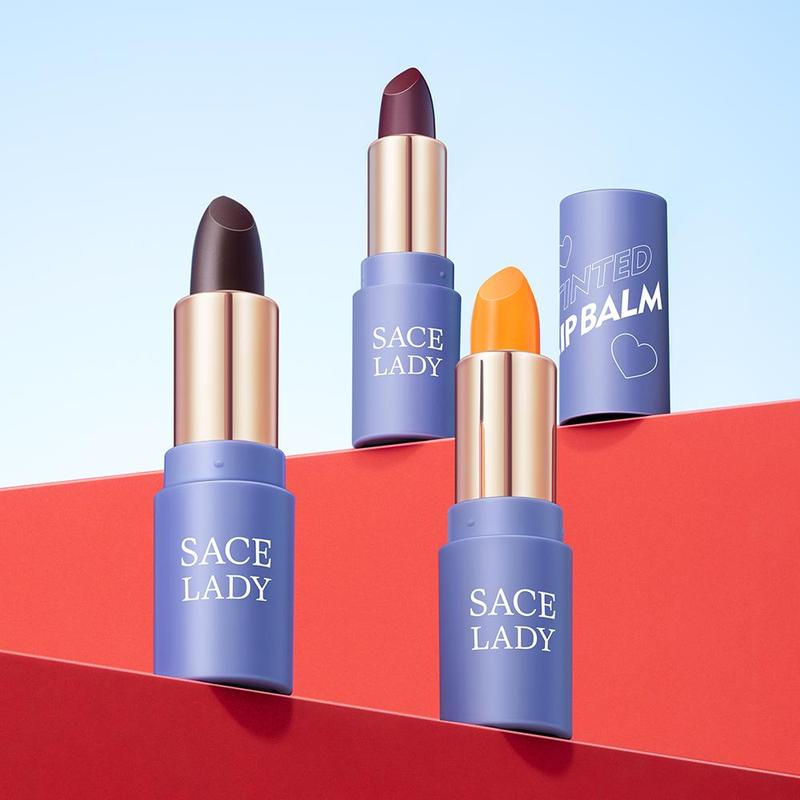 SACE LADY Tinted Lip Balm Moisturized Lasting Waterproof Lip Stain Magic Color Changing Pigmented Lipstick Carrot Gloss