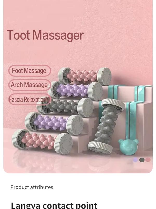 Roller Hand Foot Massager Relieve Plantar Fasciitis Foot Arch Pain Yoga Fitness Sole Muscle Relaxation Foot Massage Roller Body Care Comfort