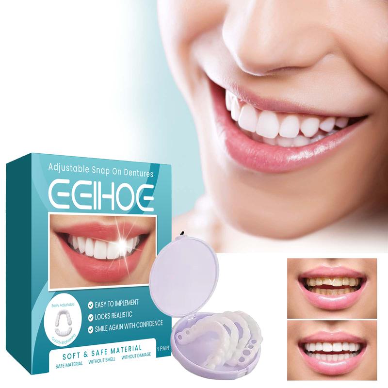 EELHOE Polyethylene Artificial Dentures for Comfortable and Convenient Denture Care