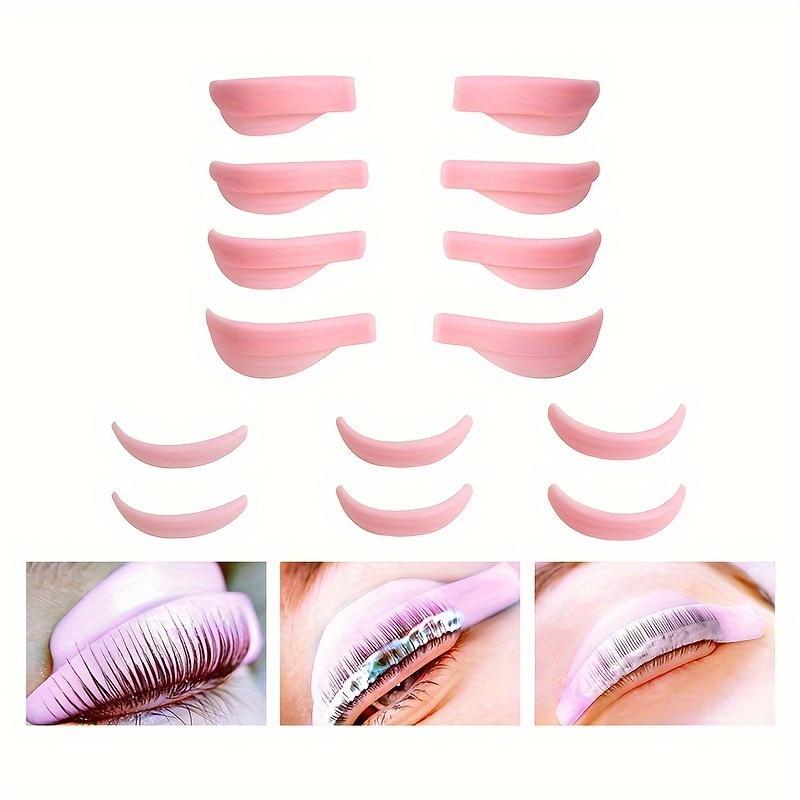 Silicone Eyelash Perm Pad, 7 Pairs Reusable Eyelash Lift Pad, Perfect for Lashes of Different Lengths, Professional Makeup Tools for Women