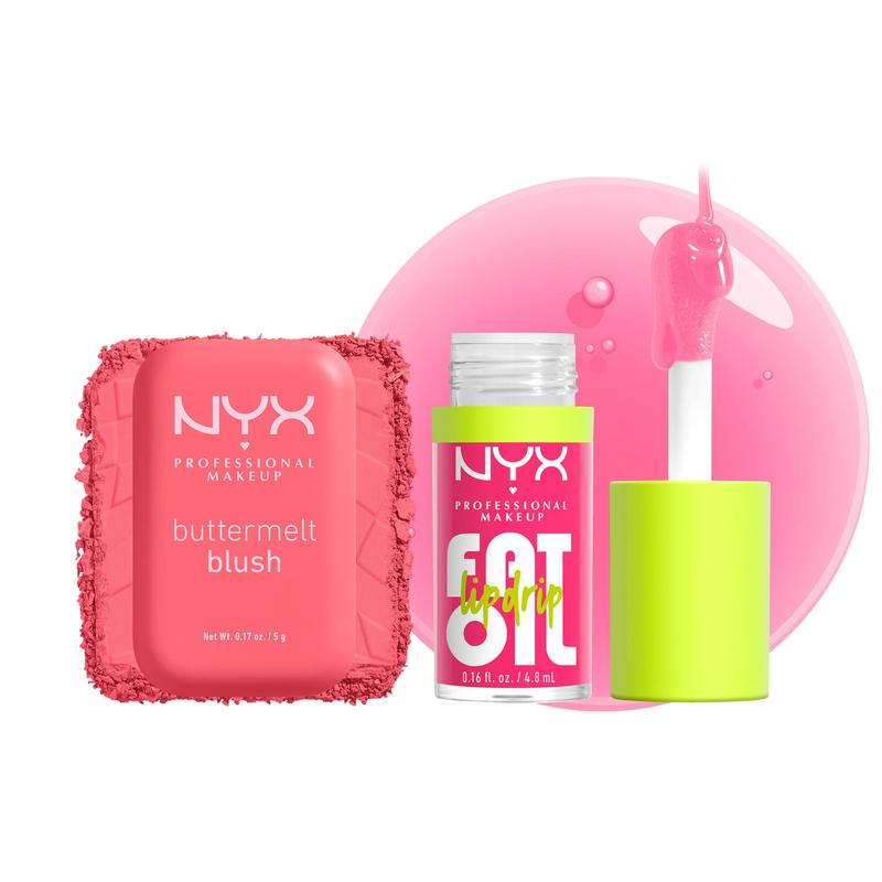 Buttermelt Blush & Fat Oil Lip Drip Duo, NYX Professional Makeup