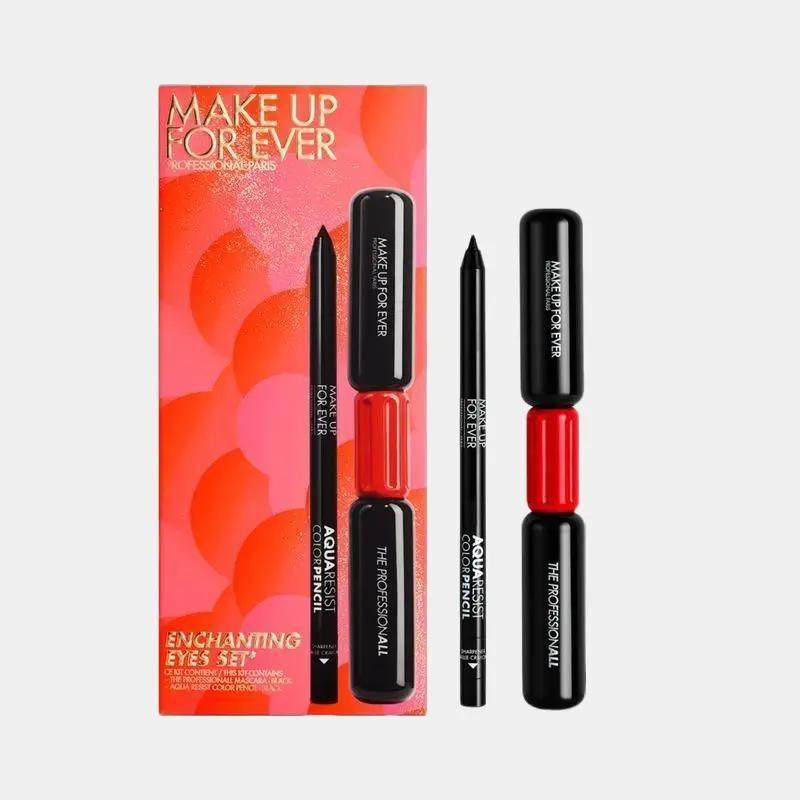 Enchanting Eye Value Set ($53 Value) - Full-Size Mascara and Waterproof Eyeliner Duo - Make Up For Ever