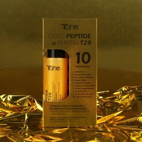 Tahe Keratin Serum T28 Gold Peptide for weakened and damaged hair