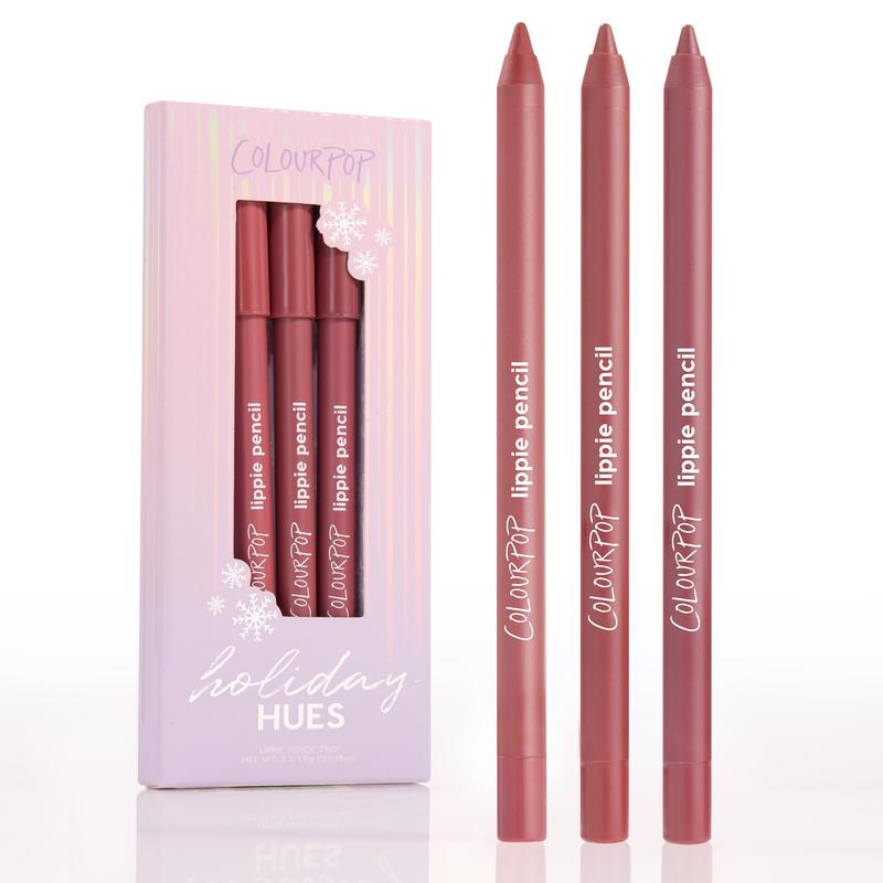 ColourPop® Holiday Hues Lippie Set Pinky Nude Lip Pencil Kit - Holiday Kit