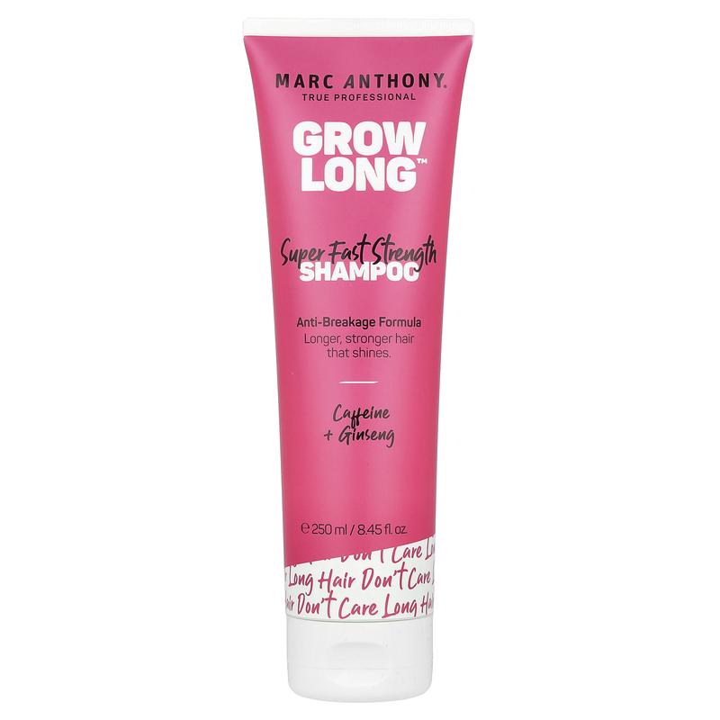 Marc Anthony Grow Long™, Super Fast Strength Shampoo, Caffeine + Ginseng, 8.45 fl oz (250 ml)